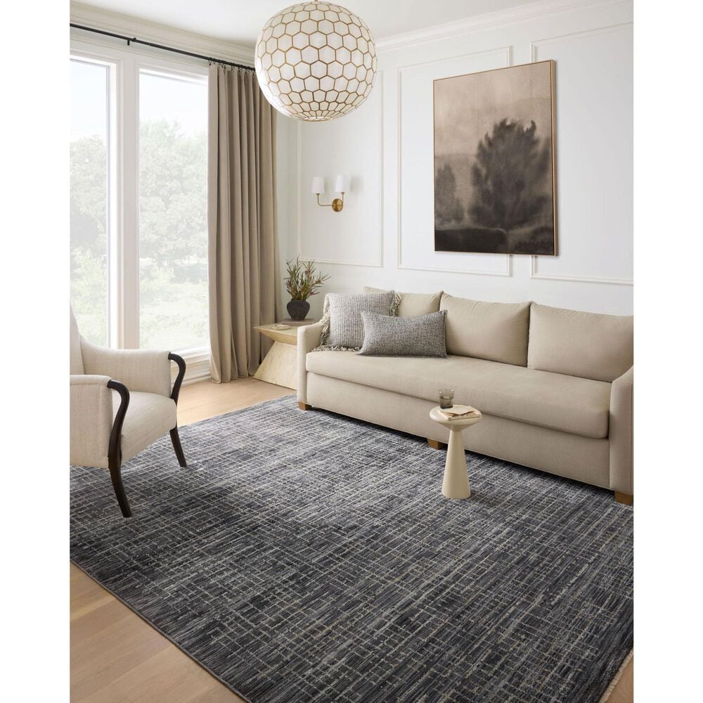 Loloi Soho 3&#39;6&quot; x 5&#39;6&quot; Onyx and Silver Area Rug, , large