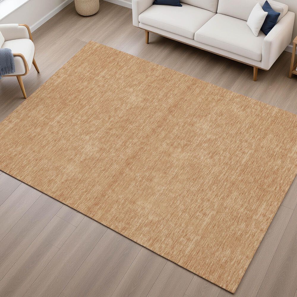 Dalyn Rug Company Soft Essentials Solid Copper 5' x 7'6" Area Rug, , large