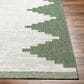 Surya Eagean EAG-2435 Grass Green, Ivory, Dark Green and Seafoam 6"7" Square Indoor/Outdoor Area Rug, , large