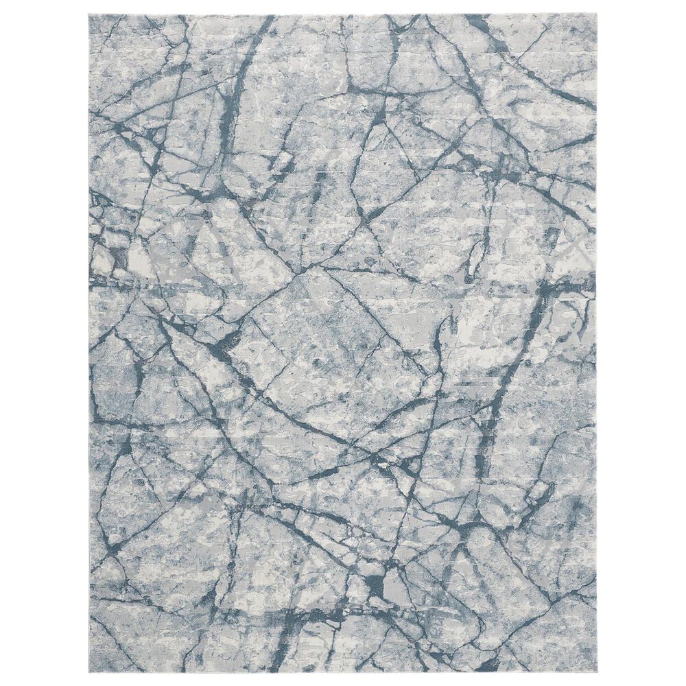 Feizy Atwell 8" x 10" Aqua Area Rug, , large