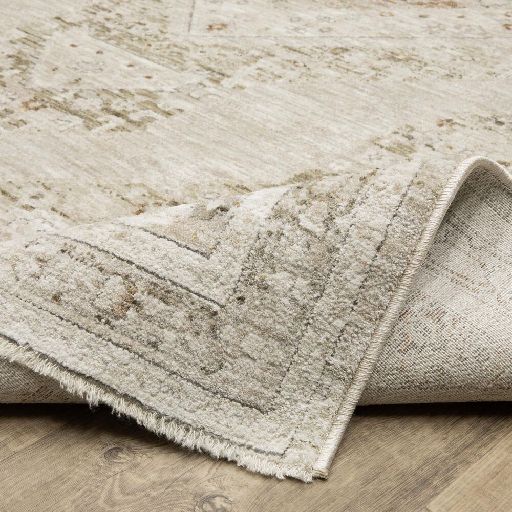 Oriental Weavers Avalon Beige and Ivory 2'7" x 7'7"Runner, , large