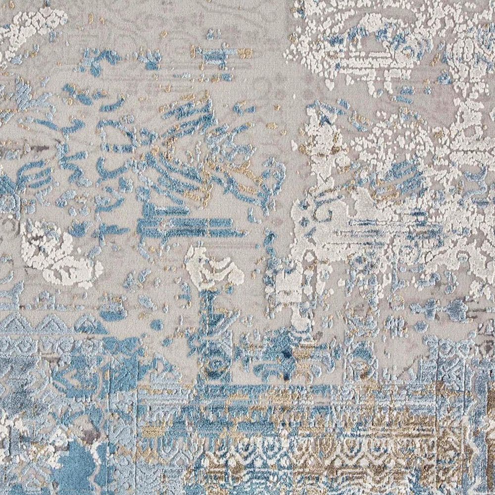 Feizy Cadiz 3890F 12&#39; x 18&#39; Blue and Gray Area Rug, , large