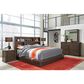 Riva Ridge Modern Loft 2-Drawer Nightstand in Brownstone, , large