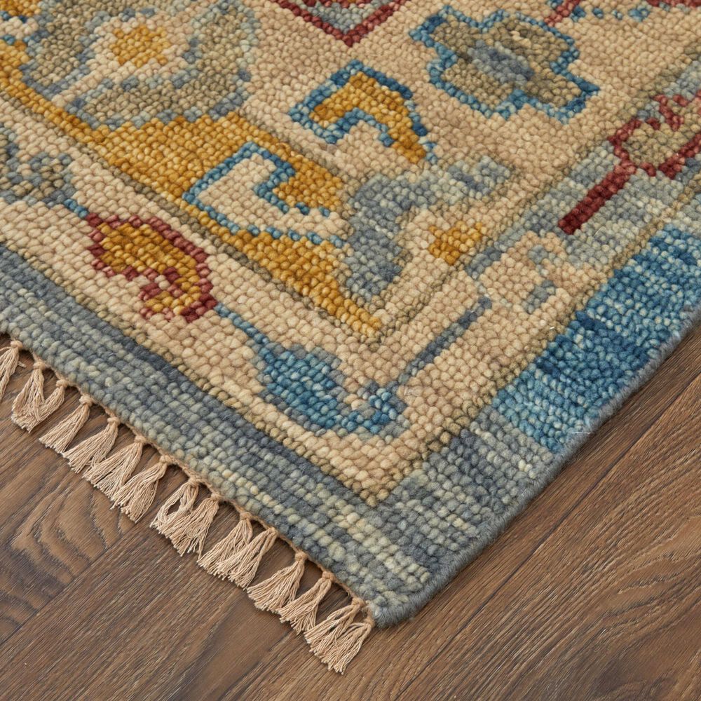Feizy Fillmore 3&#39; x 5&#39; Blue and Multicolor Area Rug, , large