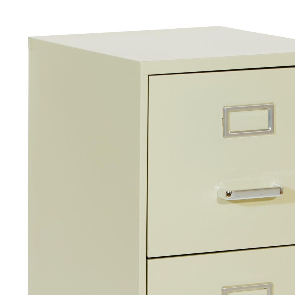 Valor Living 2-Drawer Locking Metal File Cabinet in Tan, , large