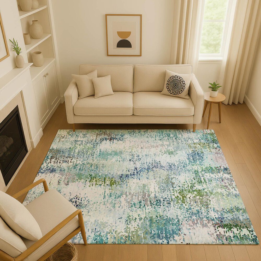 Dalyn Rug Company Lumara Aqua 10' x 14' Area Rug, , large