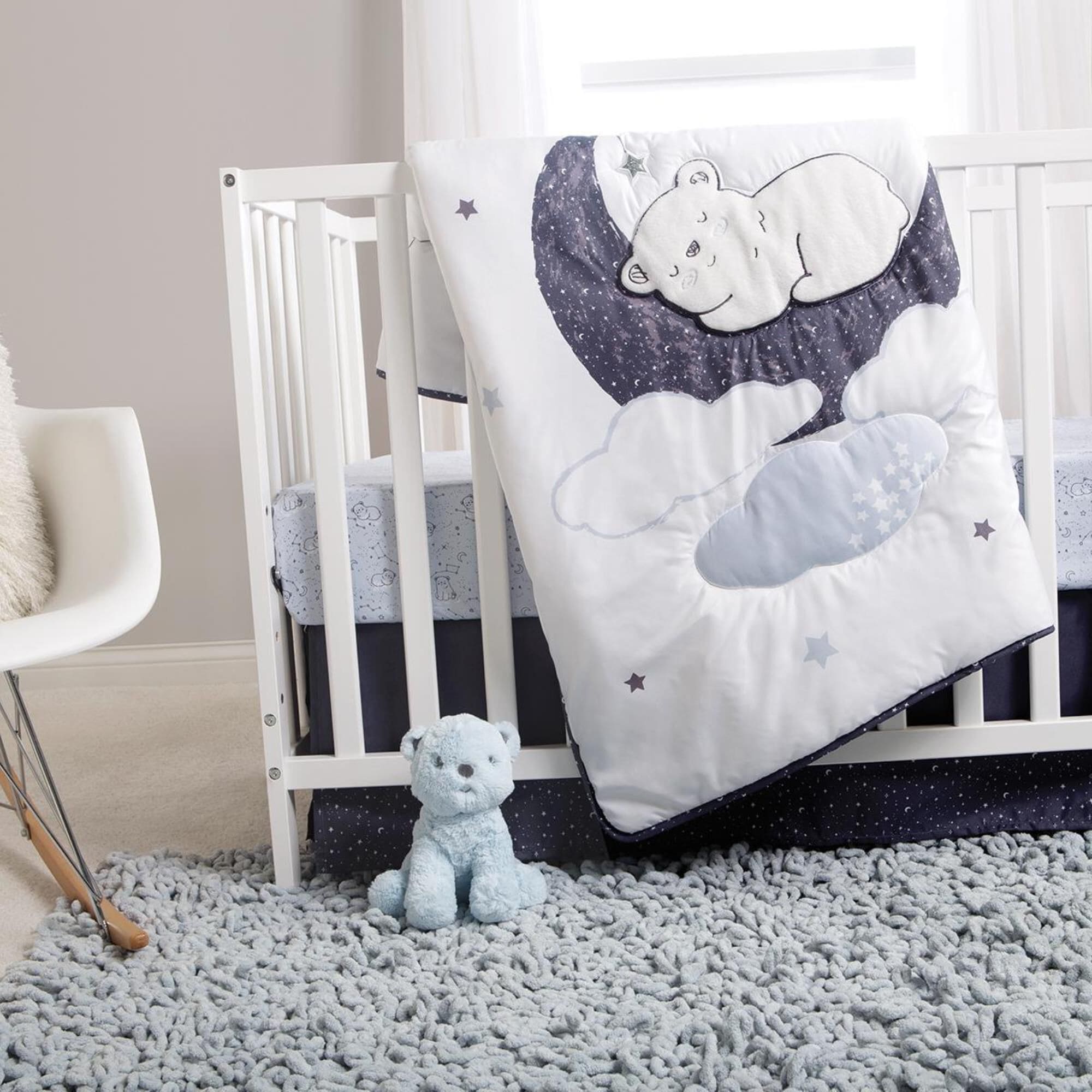 Trend Labs Sammy and Lou Bearly Dreaming 4 Piece Crib Bedding Set