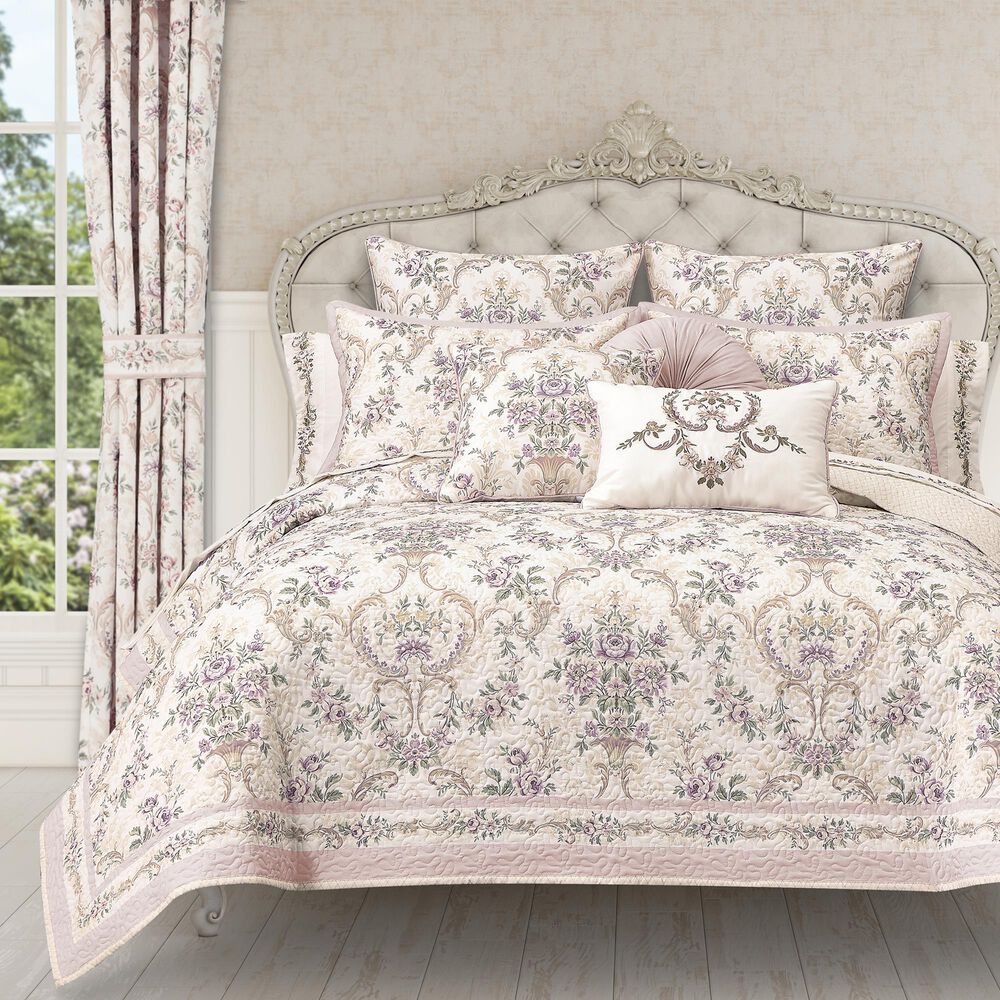 Royal Court Avant Garden Full/Queen Quilt in Blush, , large