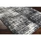 Surya Pepin PEI-1006 5"3" x 7"6" Charcoal, Black and Cream Area Rug, , large