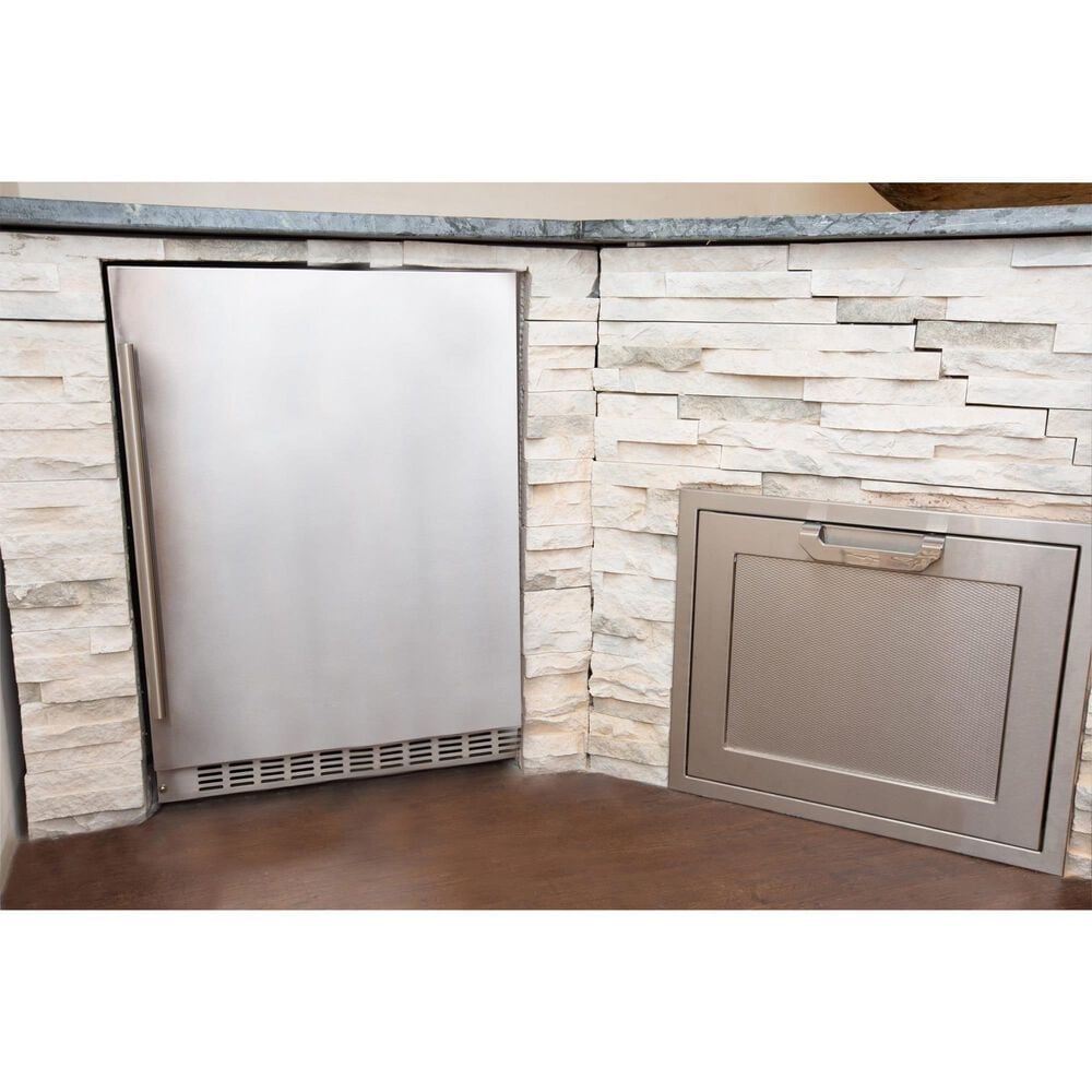 Azure 5.6 Cu. Ft. Built-In Compact Refrigerator in Stainless Steel, , large