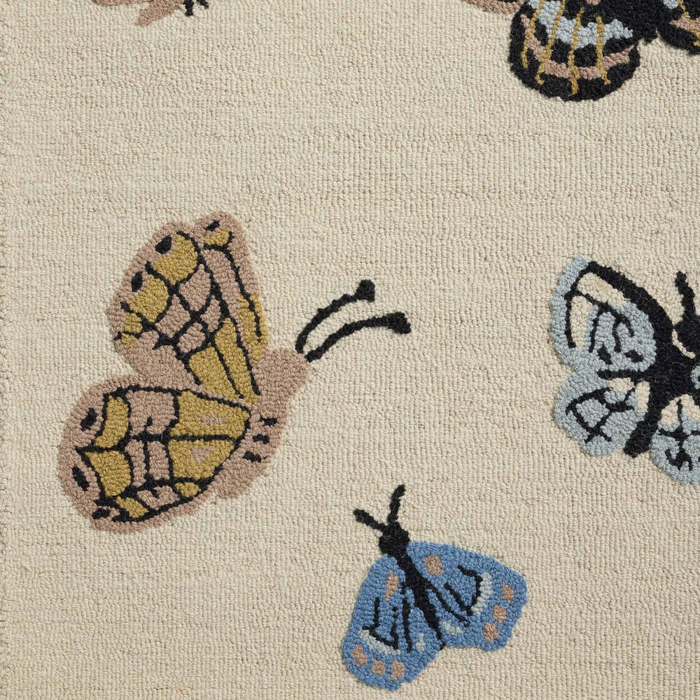 Rifle Paper Co. x Loloi Highgrove Animal Print Cream 5&#39; x 7&#39;6&quot; Area Rug, , large