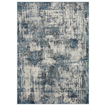 Loloi II Austen 2" x 3" Natural and Ocean Area Rug, , large