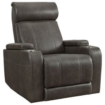 Signature Design by Ashley Screen Time Power Zero Wall Recliner in Graphite, , large