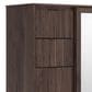 Ashley Pamytta 5-Drawer Dressing Chest in Rich Brown, , large