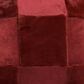 Accents De Ville 17" Square Throw Pillow in Burgundy, , large