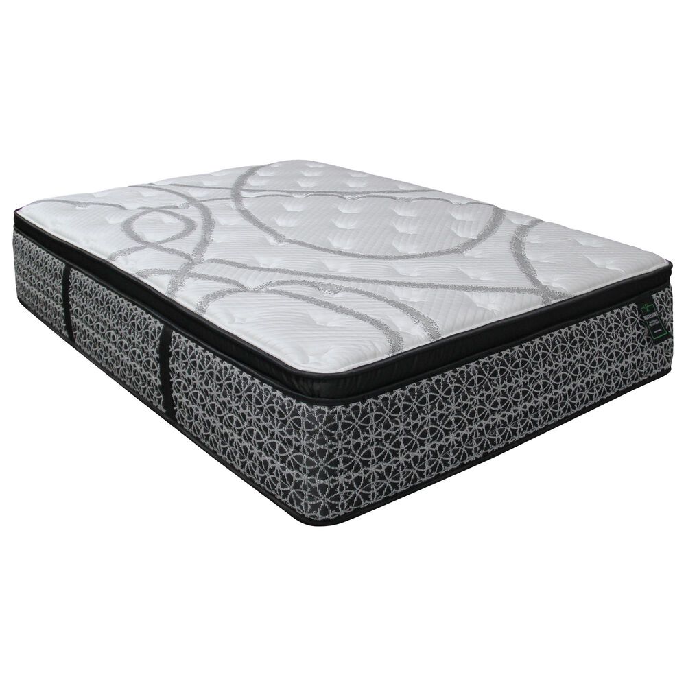 Sleeptronic Berkshire Warren Euro Pillow Top Medium Queen Mattress, , large