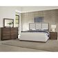 Viceray Collections King Upholstered Bed in Aged Grey, , large
