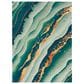 Nourison Prismatic Emerald 8"6" x 11"6" Area Rug, , large