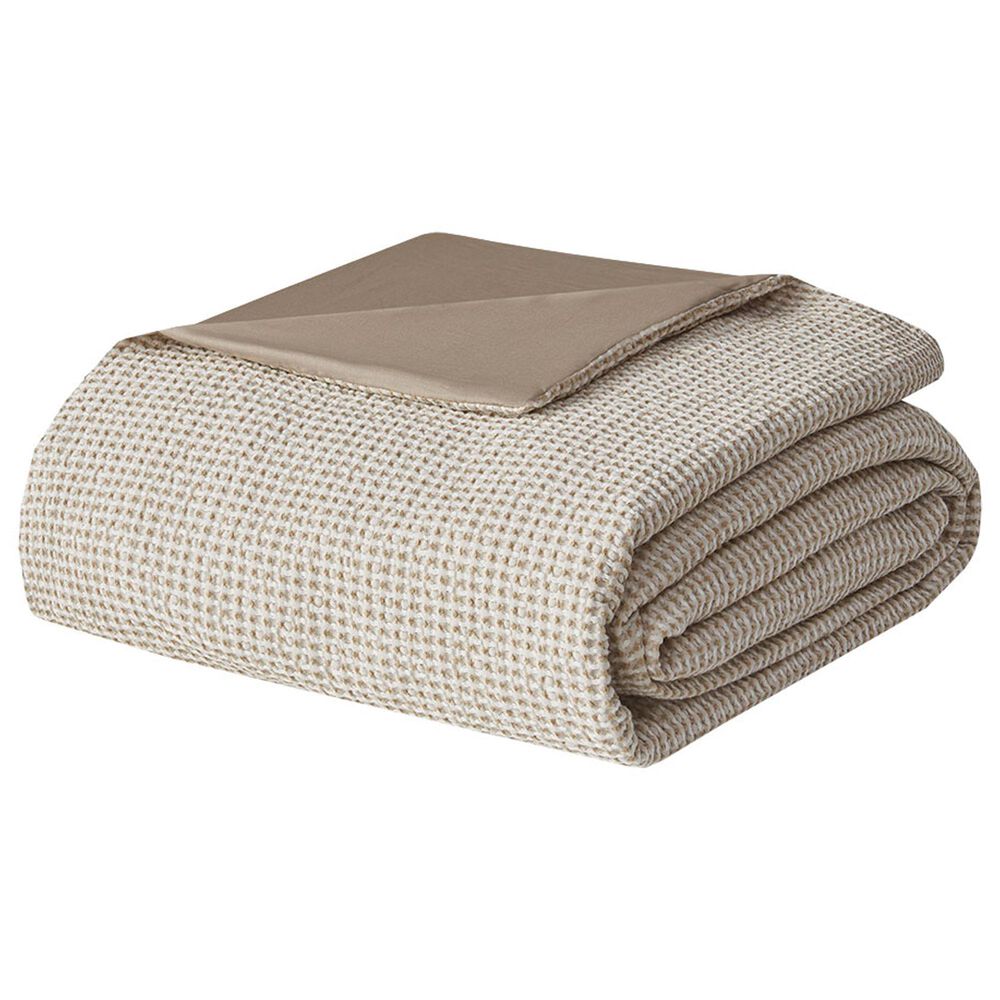 Hampton Park Mara 3-Piece Full/Queen Duvet Cover Set in Taupe, , large