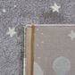 Safavieh Carousel 6"7" Square Grey and Lavender Kids  Area Rug, , large