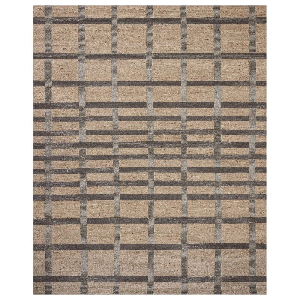 Loloi Perry Brown and Charcoal 2" x 3" Area Rug, , large