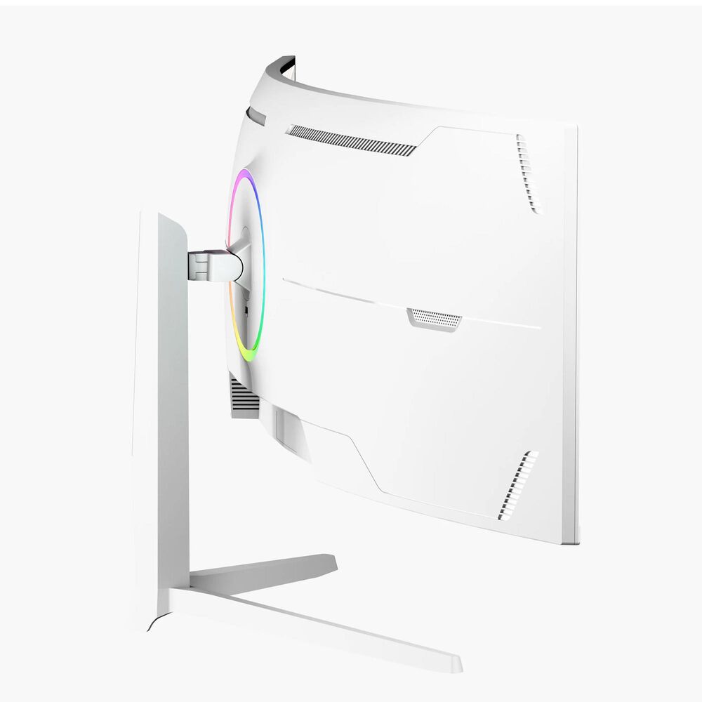 Arozzi 49" Curved VA 165Hz Ultrawide Gaming Monitor in White, , large