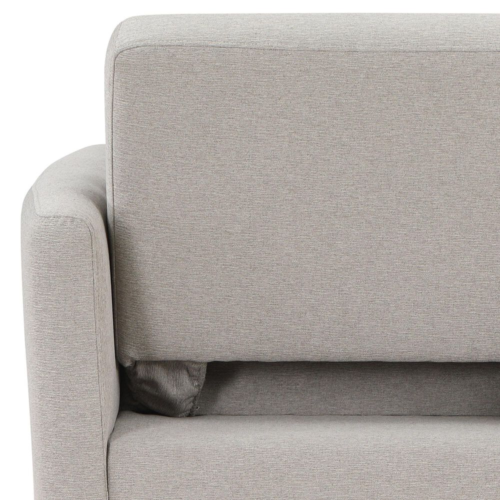 Lifestyle Solutions Conley Convertible Chair in Light Grey, , large