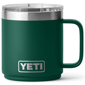 YETI Rambler 10 Oz CL Mug with MagSlider Lid in Black Forest Green, , large