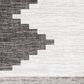 Surya Eagean EAG-2356 Black, Off-White and Charcoal 7"10" Round Indoor/Outdoor Area Rug, , large