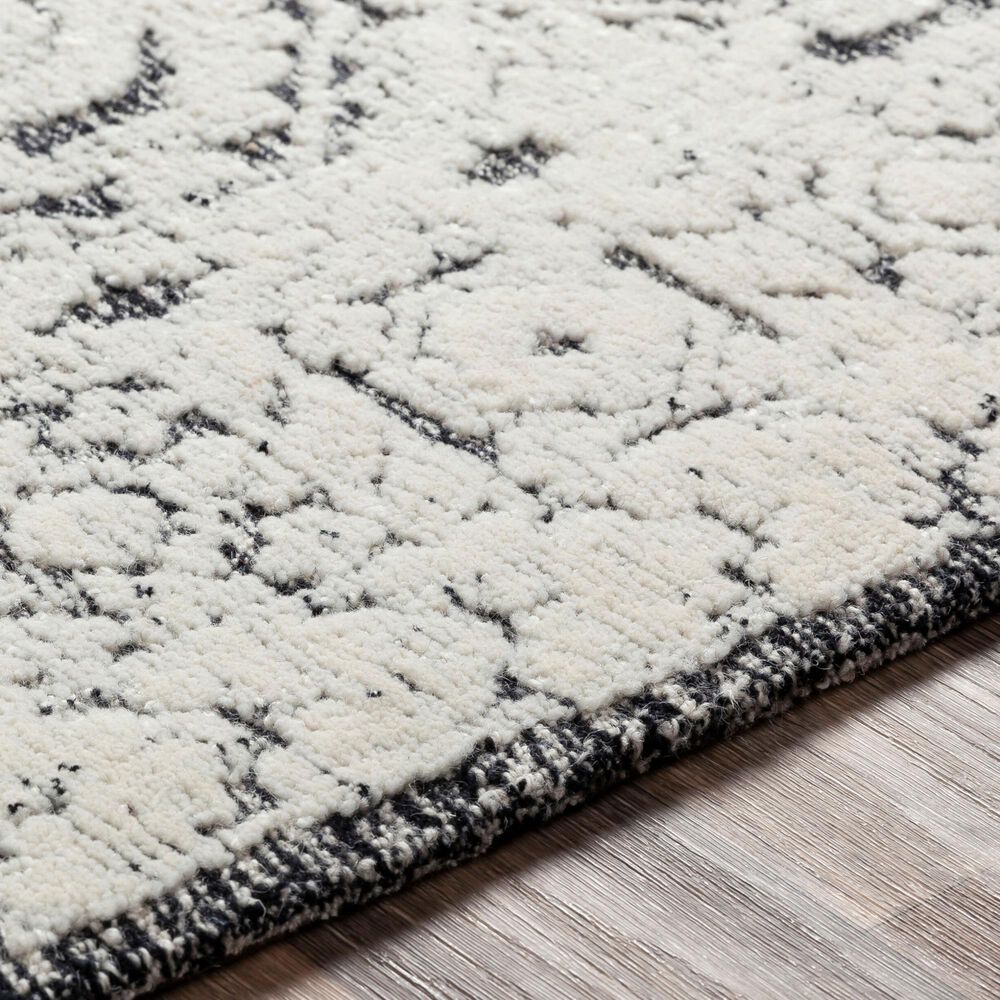 Surya Louvre Black, Ivory and Cream 9&#39; x 12&#39; Area Rug, , large