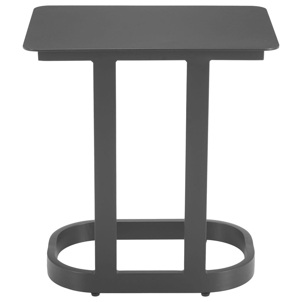 Zuo Modern Friss Patio End Table in Black, , large