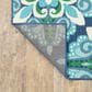 Oriental Weavers Meridian 2206B 2"3" x 7"6" Blue Runner, , large