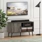 HOMLUX 43.3" TV Stand with 1-Door in French Oak, , large