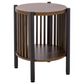 Safavieh Marami End Table in Walnut and Black, , large