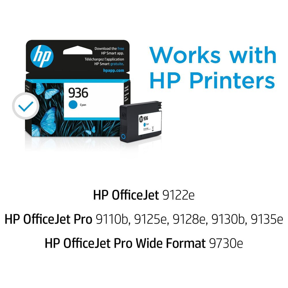 HP 936 Original Ink Cartridge in Cyan, , large
