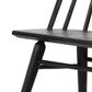 Four Hands Belfast Lewis Windsor Dining Chair in Black Oak, , large
