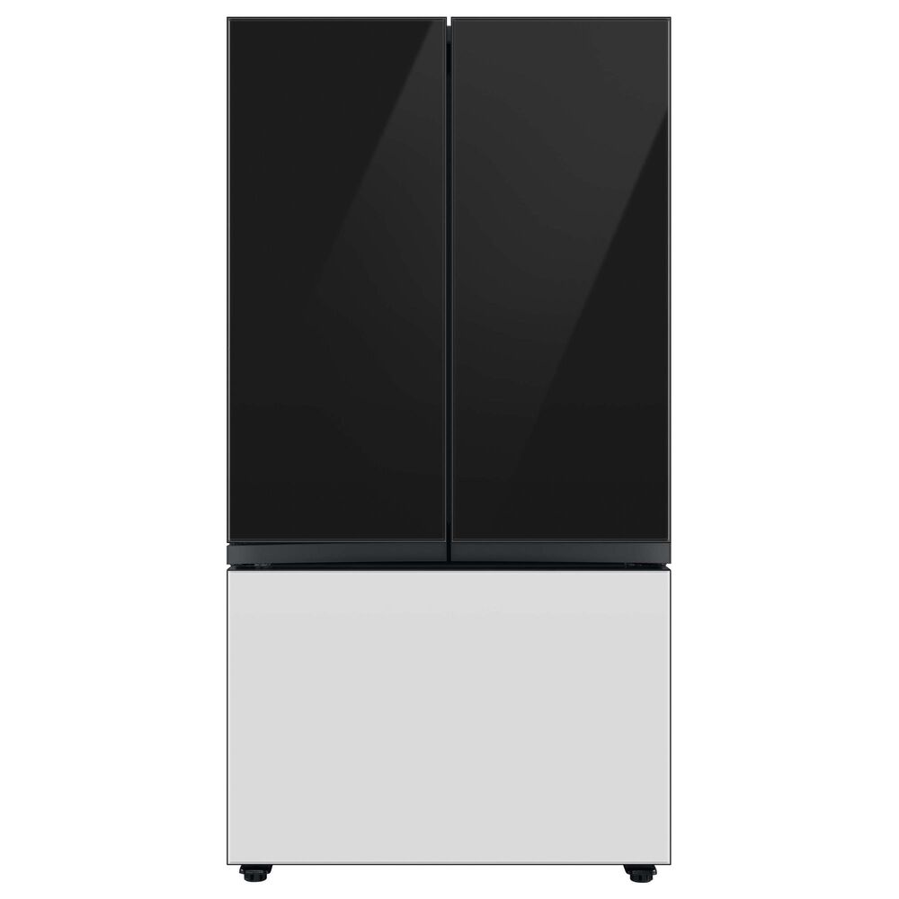 Samsung Bespoke Bespoke 3-Door French Door Refrigerator Top Panel in Charcoal Glass, , large