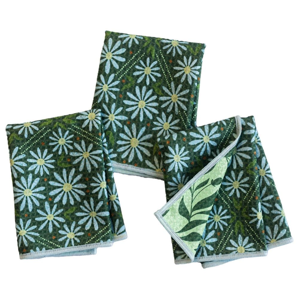 Once Again Home First Light Reversible Mighty Mini Towel in Eden Green &#40;Set of 3&#41;, , large