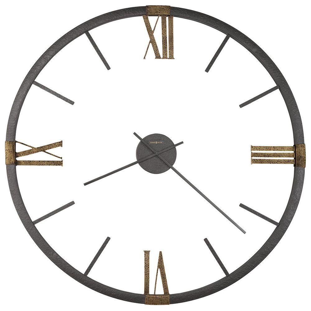 Howard Miller Prospect Park Wall Clock in Charcoal, , large