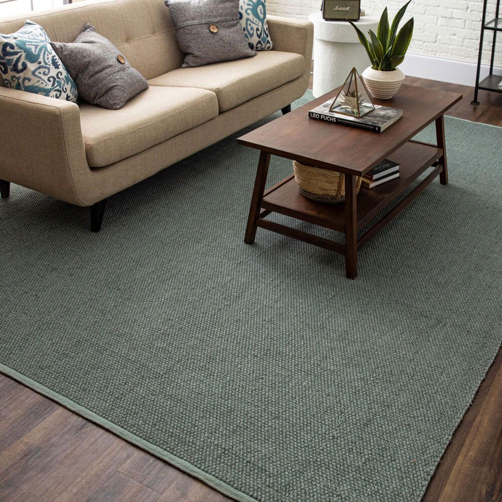 Drew and Jonathan Home Paloma 6&#39; x 9&#39; Seaglass Area Rug, , large