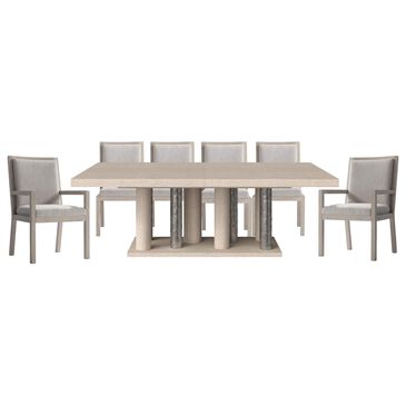 Bernhardt Prado 7-Piece Rectangular Dining Set in Tawny and Bright Graphite, , large