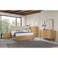 Pacific Landing Robyn California King Upholstered Platform Bed in Cool Biege and Light Ash, , large