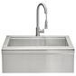 Coyote Outdoor 30" Built-In Outdoor Farmhouse Sink in Stainless Steel, , large