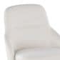 Lumisource York Side Chair with White Upholstered in Black (Set of 2), , large