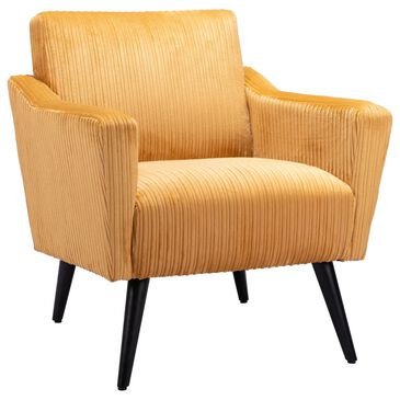 Zuo Modern Bastille Accent Chair in Yellow, , large