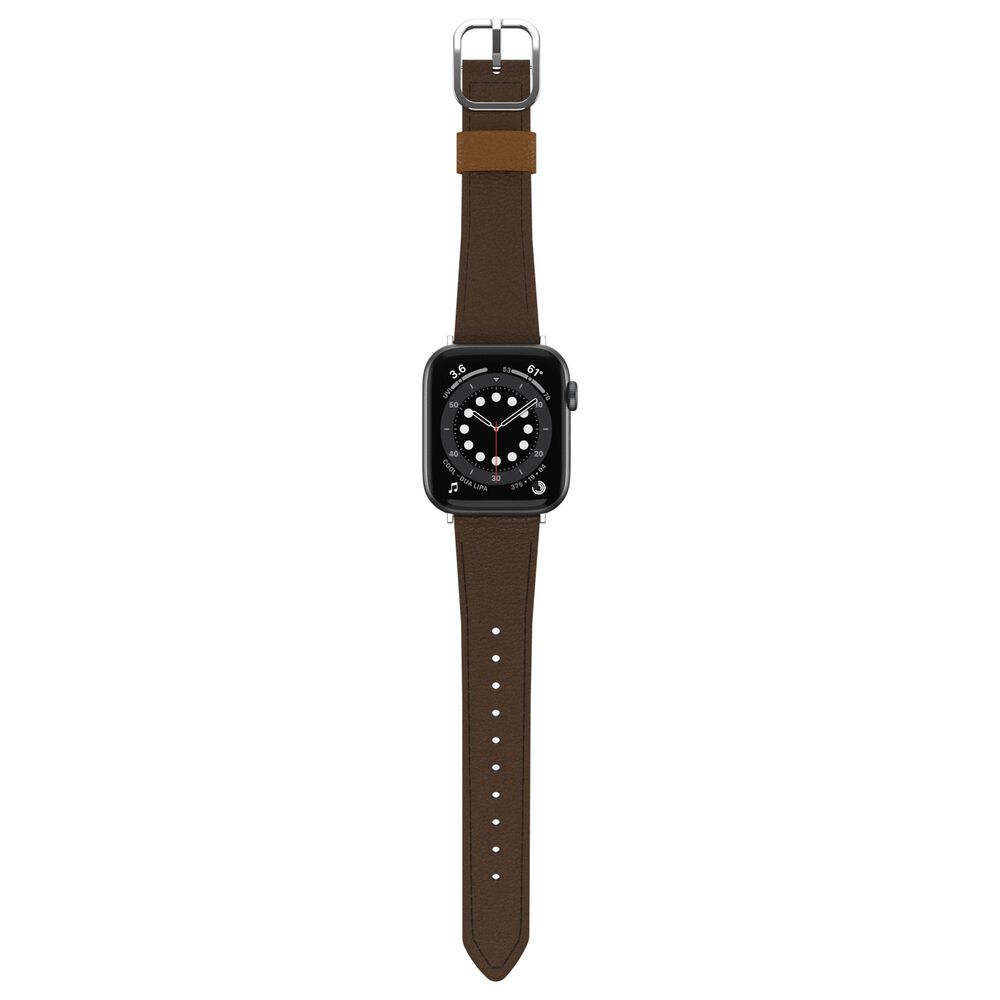 OtterBox Cactus Leather Band for 42/44/45mm Apple Watch in Rich Adobe, , large