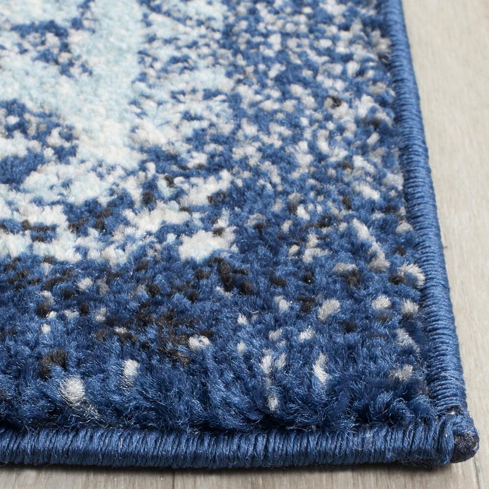 Safavieh Evoke EVK256A 2&#39;2&quot; x 13&#39; Navy and Ivory Runner, , large