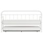 Richlands Furniture Twin Metal Slat Daybed and Trundle in White, , large