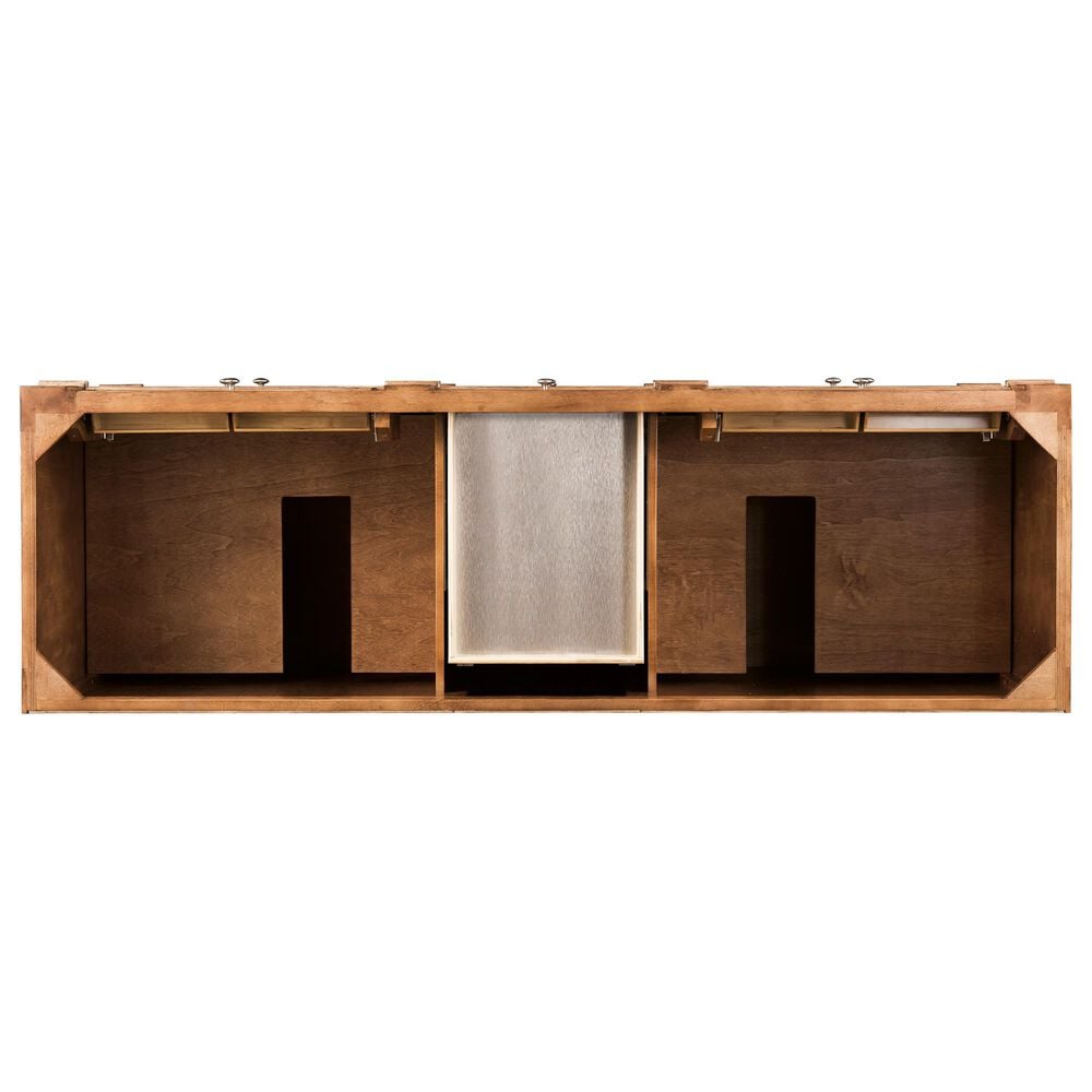 James Martin Bristol 72" Double Bathroom Vanity Cabinet in Saddle Brown, , large