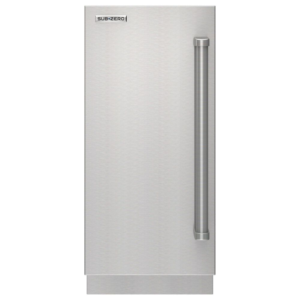 Sub-Zero 15" Outdoor Left Hinge Door Panel with Pro Handle in Stainless Steel, , large